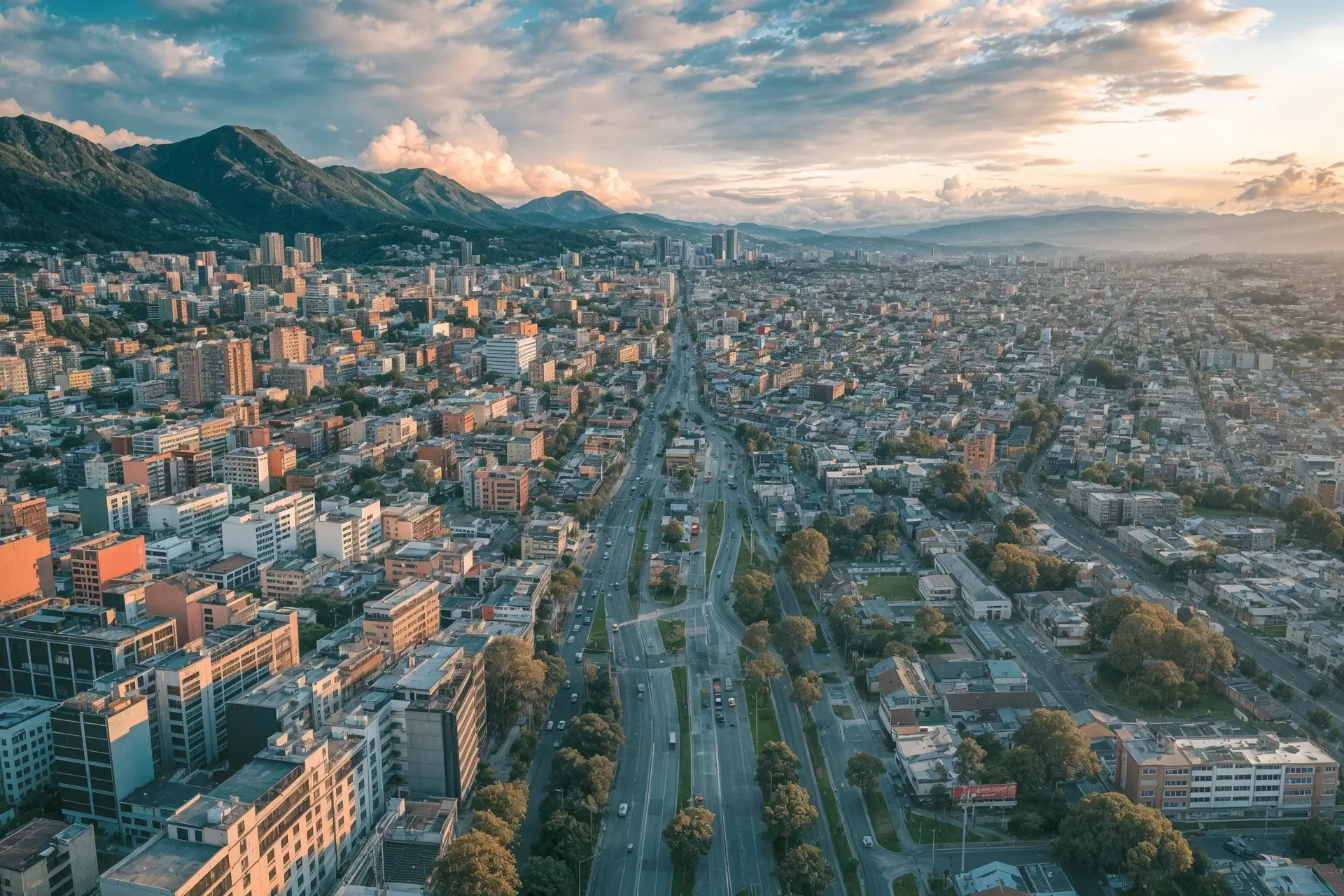Panorámica de Bogotá